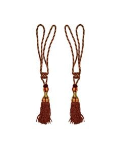 Curtain Tassels  cherry+yellow color