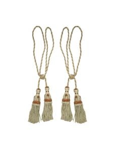 Curtain Tassels  brown+yellow color