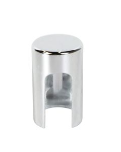 Door hinge cap, plastic, 14x27.5 mm