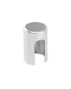 Door hinge cap, plastic, 14x25.5 mm