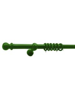 Wood Curtain bars 35mmx2mDark green