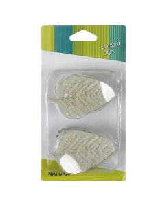 Metallic curtain clipper, Size: 8.5x5.3xH4 cm, Color: White, Material: Metal