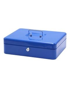 Skip to the beginning of the images gallery
Mini safe, blue color Steel, 240 x 300 x 90 mm