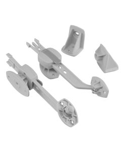 Window proctetive, 17x3.5xh3.2 cm, white, 2 pieces, 1 pack