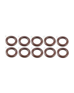 Curtain ring dark walnutDia:25mm