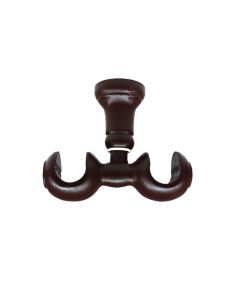 Curtain bracket dark wine Dia:25mm