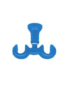 Curtain bracket blue Dia:25mm