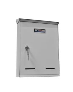 Mailbox,Steel white, 216 x 300 x 65 mm