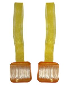 Curtain tieback orange
