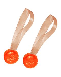 Curtain tieback orange