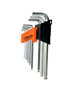 Professional hexagon wrench set, Beta, 96BPC/SC9, 1.5-2-2.5-3-4-5-6-8-10 mm, Cr-V
