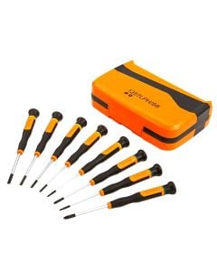 Electronic screwdriver set, Beta, 0.4x2mm, 0.4x2.5mm, 0.5x3mm, 0.6x3.5mm, 0.8x4mm, PH00, PH0, PH1, Cr-V