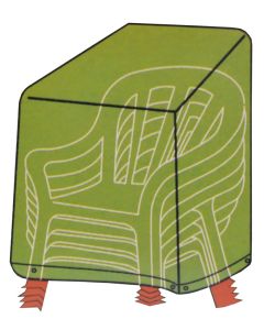 Cover for stackable chairs, PE, 66x66xH190 cm