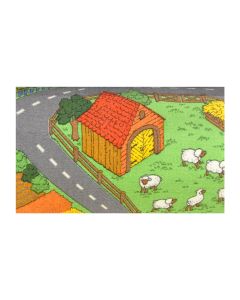 Carpet, Farm, polypropylen, green, 4 m x 5 mm