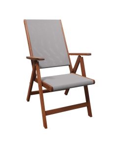 "Folding chairs with wooden arms massello tropical name Meranti, size cm.: 54xP60, total height. 88.