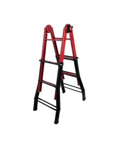 Step Up Stairs telescopic steel Entirely of steel, Steps 4 - H Compass 1.40 mt. - 11 Kg