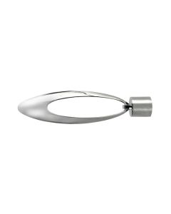 Curtain pole final, Size: D.20 mm, Color: Plated, Material: Metallic