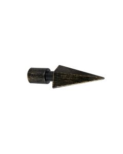 Curtain pole final, Size: D.20 mm, Color: Black-Gold, Material: Metallic