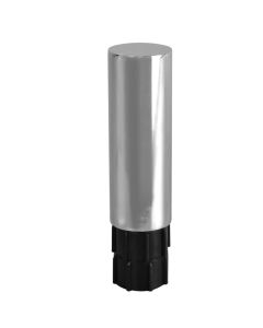 Curtain pole final, Size: D.28 mm, Color: Plated, Material: Metallic
