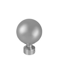 Curtain pole final, Size: D.28 mm, Color: Inox, Material: Metallic