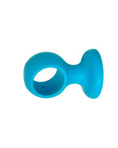 Curtain pole final, Size: D.28mm x 5cm, Color: Indigo, Material: Wood