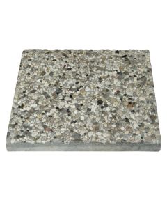 Basement for umbrella, concrete material, grey, 40x40 cm