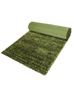 Malaidory shaggy carpet rug, Size:70cm, Color:Green, Material:Polyester