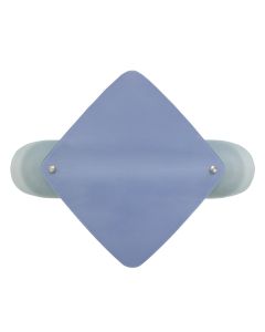 Ceiling lamp G9-2x40W.40xH21cm/blue and sandblast glass ,Satin nickel