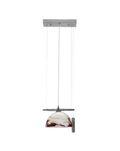Pending lighting E27-1x40W. L: 36cm W: 30cm H: 110cm.