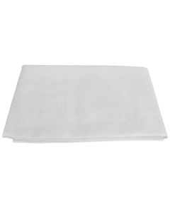Pillow case set of 2 pieces, 100% cotton, white, 50x80 cm