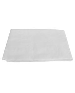 Pillow case, 100% cotton, white, 50x80 cm