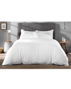 Double quilt cover, 100% cotton, white, 260x240 cm