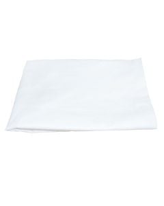 Pillow case, 50% cotton; 50% polyester, white, 50x80 cm