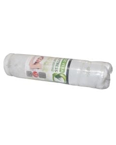 Vacuum mattress, double, flexible filling, density 30, cotton (aloe vera), white, 160x190xH20 cm
