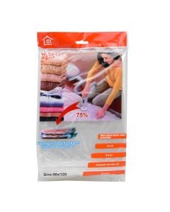 Vacuum packing bag, pvc, clear, 90x120 cm
