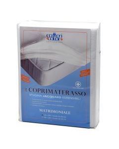 Mattress protector, double, cotton, 160x200+30 cm