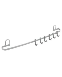 Hanging bar, Eureka, polytherm® coating, grey, 40 cm