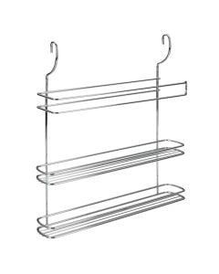 Kitchen paper, Lonardo, chromed steel, and 2-tier for roll foils, silver, 35x8xH41 cm