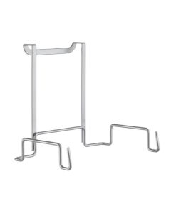 Over the cabinet bag holder, Galileo, polytherm® coating, grey, 21x14xH19 cm