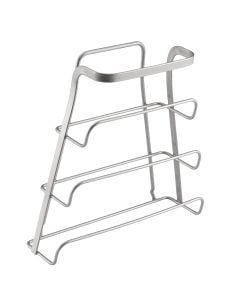 Pot lid holder, Eureka, polytherm® coating, grey, 23x8xH23 cm