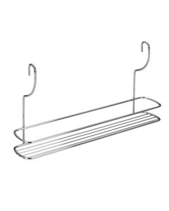 Shelf, Lonardo, chromed steel, silver, 35x7xH19 cm