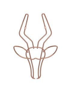 Wall hanger, Safari, antelope, polytherm® copper coating, reddish brown, 38x30 cm