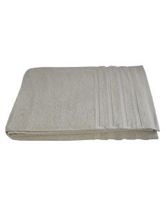 Shower towel, cotton, light grey, 90x150 cm, 450 gsm
