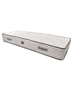 Mattress, single, sponge, pocket springs, white, 90x200xH25 cm
