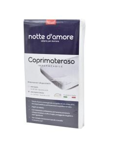 Mattress protector, waterproof, single, cotton, 120x200+30 cm