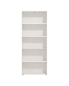 Book case, Tomar, melamine, white, 70x24.5xH211.5 cm
