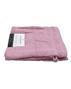 Towel set, 4 pieces, cotton, pink, 500 gr/m2, 16x21 cm