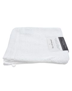 Towel set, 4 pieces, cotton, white, 500 gr/m2, 16x21 cm