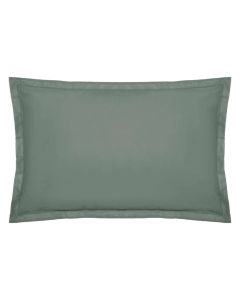 Pillow case, cotton, green, 50x70 cm