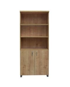 File cabinet, Myl 39, melamine, oak, 80x41x192 cm